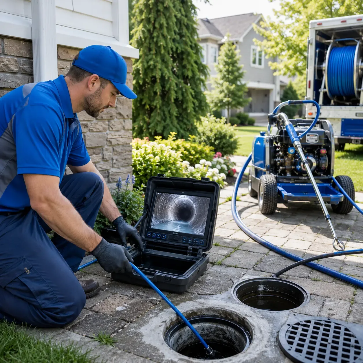 Outdoor drain cleaning professionals serving Graham, NC